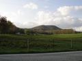 #10: 36N 82W sits southwest of the high point of Buck Hill, seen here from 1.5 miles away from Highway 194.