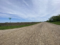 #9: Nearest road to the confluence point, looking east.  