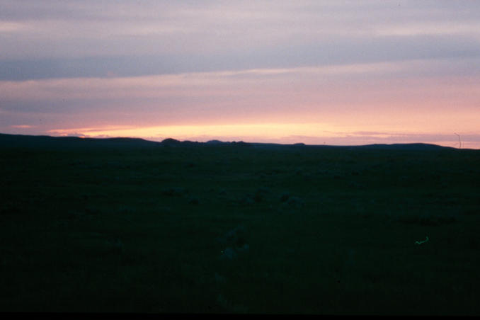 Looking NW towards confluence about .5 miles away