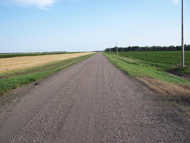 Looking South along 165th Street.