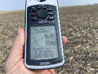 #6: The GPS reading at the confluence point.