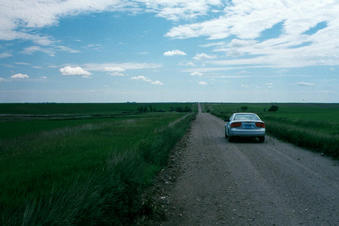 #1: The confluence in the ditch looking south