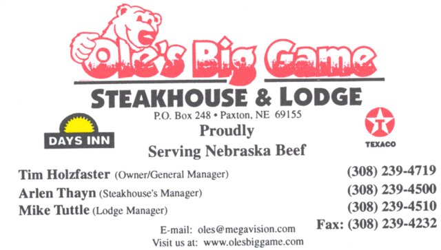 Ole's Big Game Steakhouse