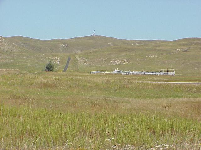 View to the north across the Larkin Valley from the confluence site.