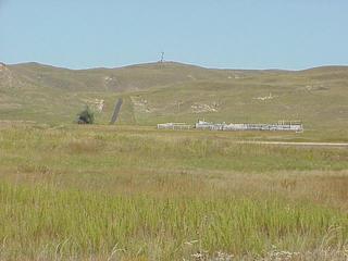 #1: View to the north across the Larkin Valley from the confluence site.