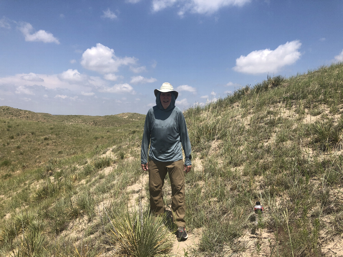 A very warm day on Nebraska sandhills.