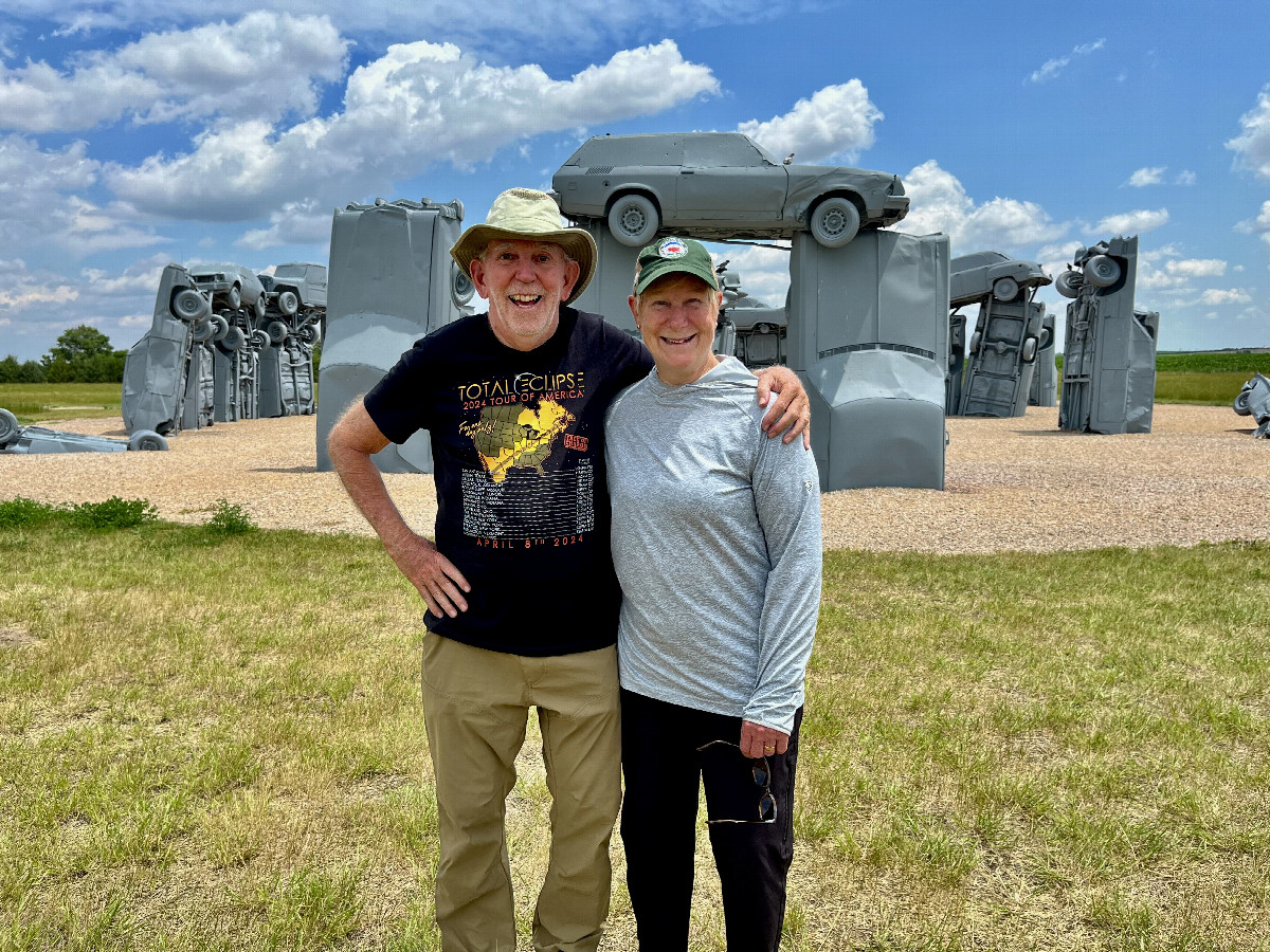 A stop at the nearby iconic Carhenge, just northeast of Alliance, Nebraska.