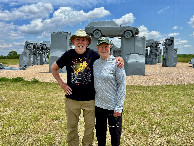 #12: A stop at the nearby iconic Carhenge, just northeast of Alliance, Nebraska.