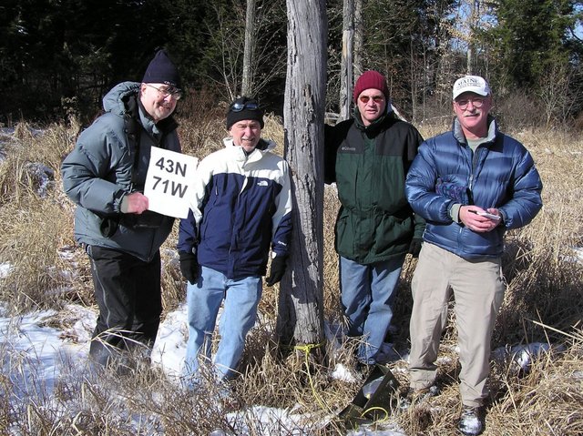 Our group of daring confluence hunters