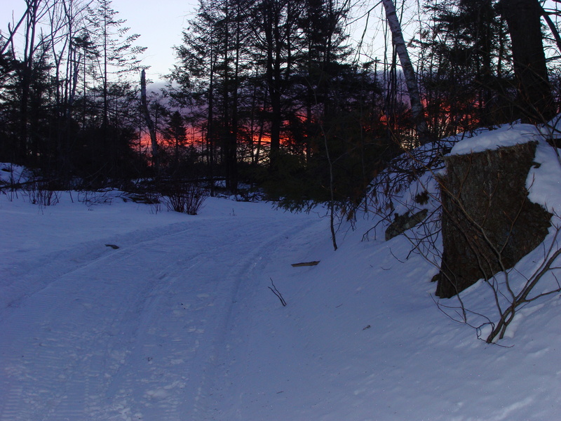 Sunrise of International Confluence Day as observed on the walk back to Depot Road.