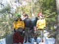 #3: The group at the confluence.  Left to right: Dave Sparks and Reb in the front.  Ben, William, Dan, Charles and Michelle in the back.  Photograph by David