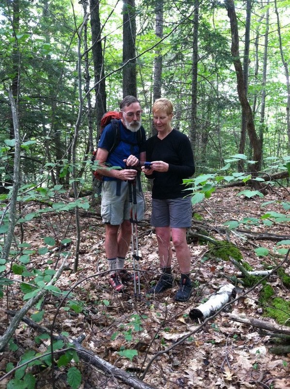 Long distance confluence hunters use an iPhone instead of a GPS