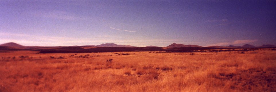 Looking southwest.  Cedar Mtns in the background.