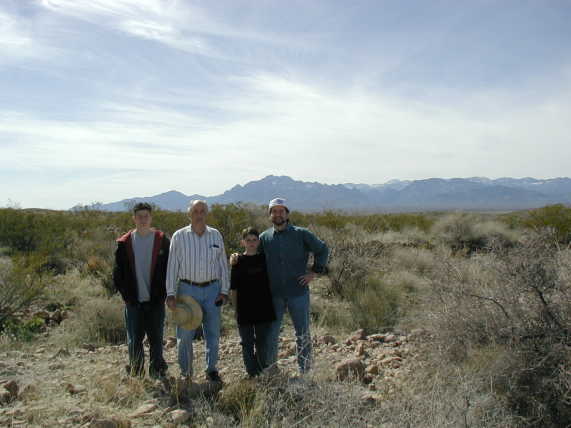 Group Photo: Dan, Don, Dave, Del (l. to r.)