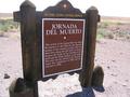 #5: The Jornada del Muerto Historical Marker