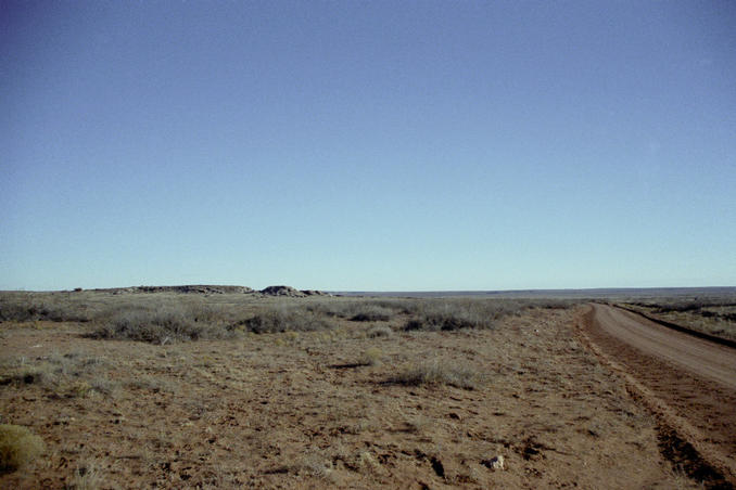 View south-east from closest point to confluence