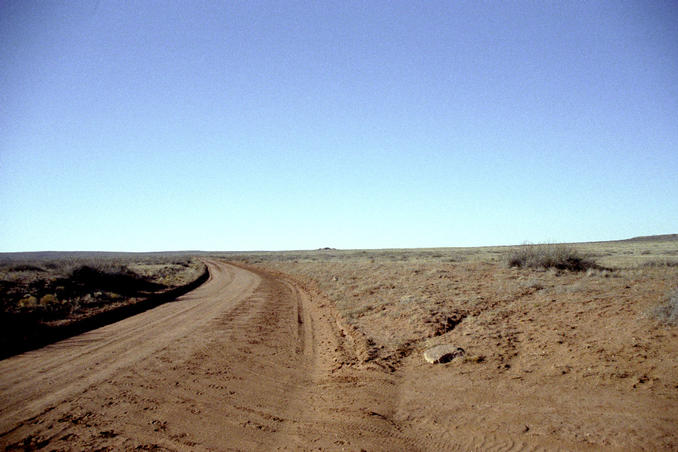 View north-west from closest point to confluence