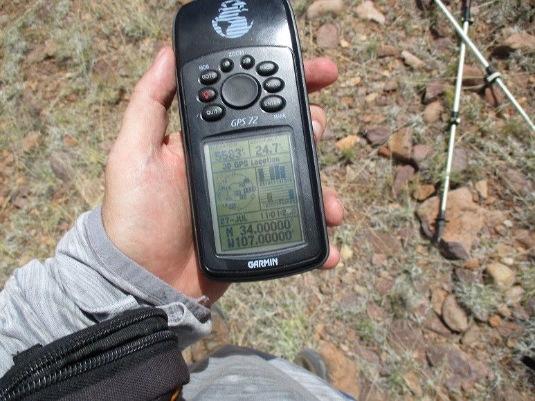 GPS reading