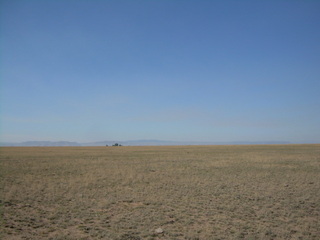 #1: View looking south toward the group of buildings