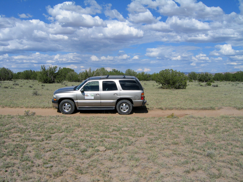 Parking along road for hike to spot 