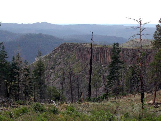 A view of one canyon I crossed on the first attempt, a hard hike!