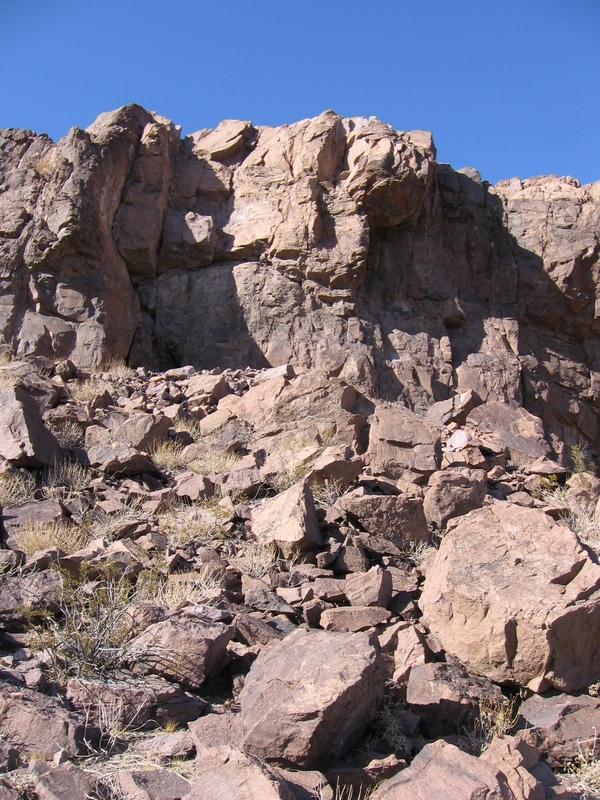 35N115W - North - Looking up to the hillside