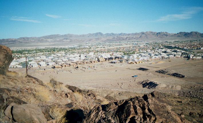 New construction in Henderson east of confluence.