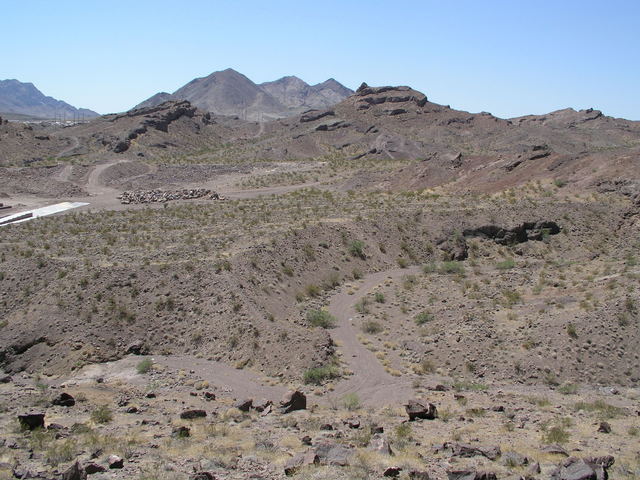 A trash dump to the south is a recent addition to the landscape.