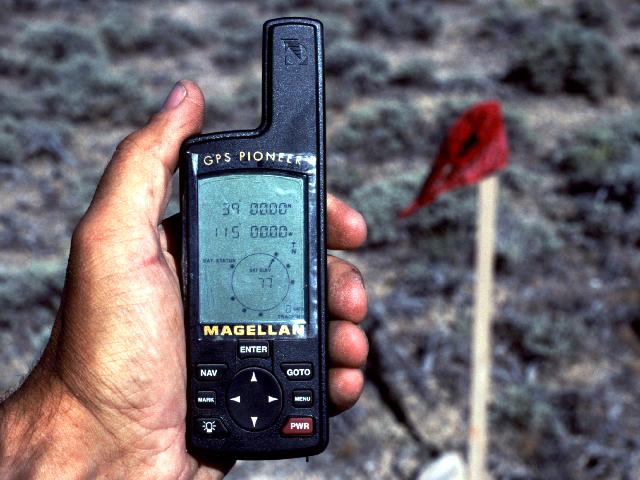 GPS reading at the confluence