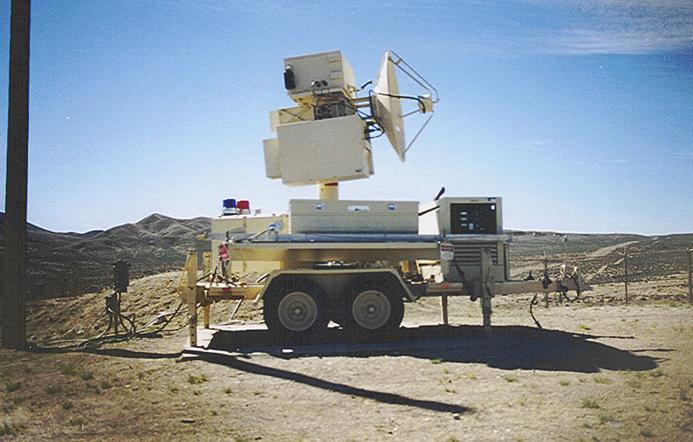 One of five radar installations enroute to the confluence