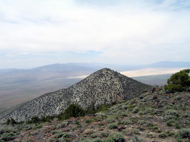 North towards Cornish Peak, Buena Vista Valley and Alkali Flat in the distance