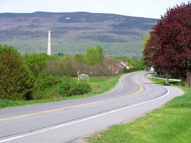 Departing scene from Bennington VT