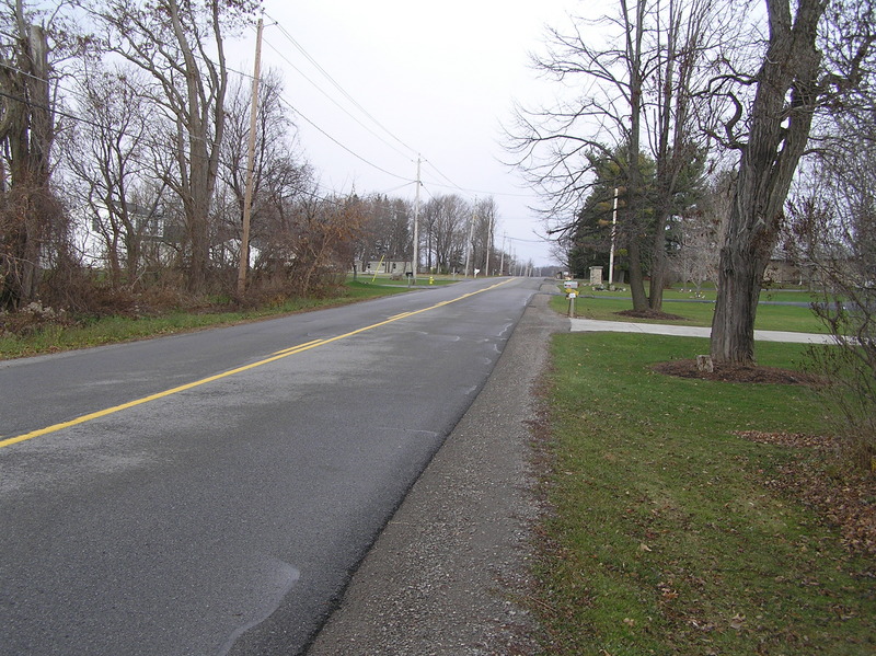 The Drive-Thru Confluence:  View of 43 North 78 West, looking north.