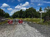 #3: The third gate that I encountered, 3.92 miles from the point.