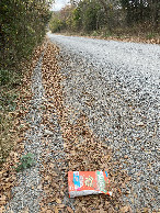 #7: Cereal box spotted on the way to the confluence