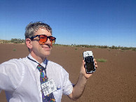 #7: Geographer Joseph Kerski at the confluence. 