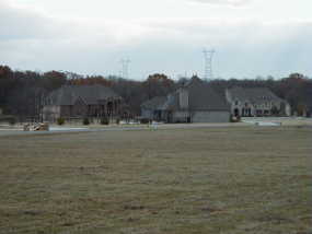 #1: Site in back yard, adjacent to Coal Creek, treed ridge behind the creek