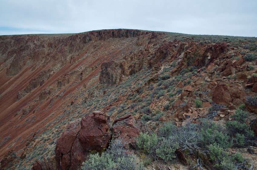 View North (along the cliff top)