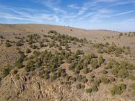 #8: View North from 120 m above the point