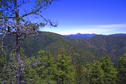 #3: View north accross the Cedar Creek valley with Packsaddle Mtn. in the back.