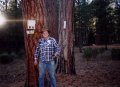 #3: I am standing near the Crater Lake National Park boundary sign at N43 W122