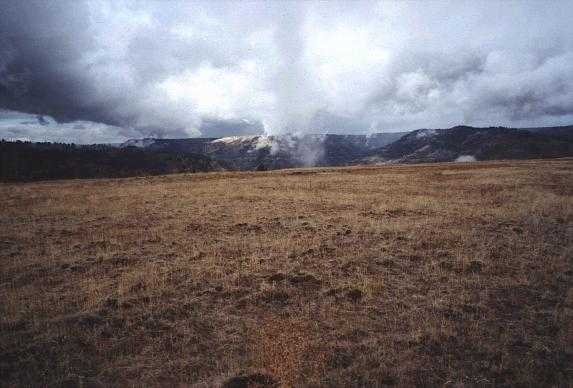 View from the top of the hill