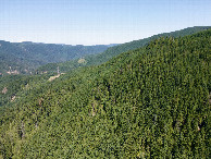 #9: View East, from 120m above the point