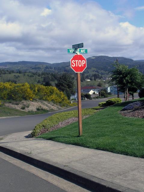 The point is near the intersection between Voyage Way and Voyage Loop