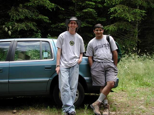 We left the car about a half-mile from the confluence