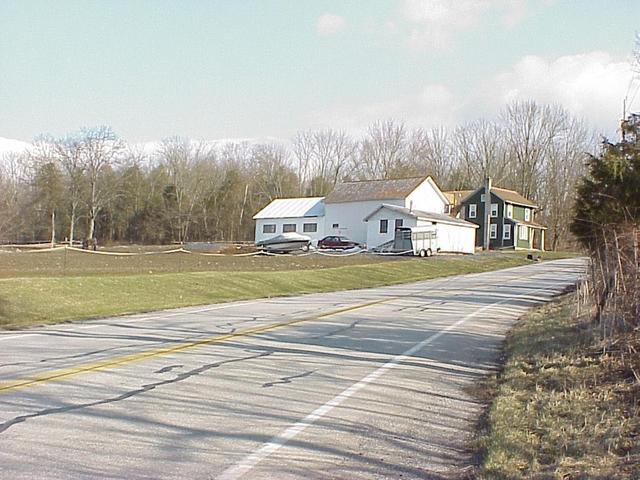 The front door of this landowner's home is exactly 40 North!