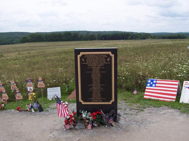 Flight 93 crash site.