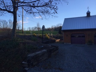 #1: Confluence of 41 North 77 West, in the foreground to the right, looking northeast.