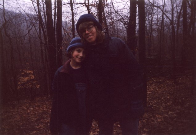 Andrea and Mary Jane at the confluence