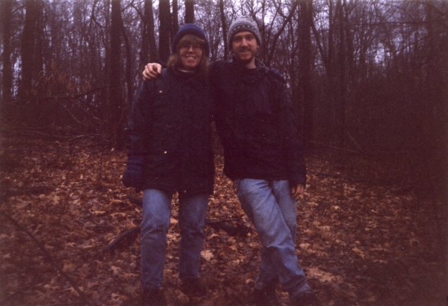 Mary Jane and Alex, mother and son, at the confluence